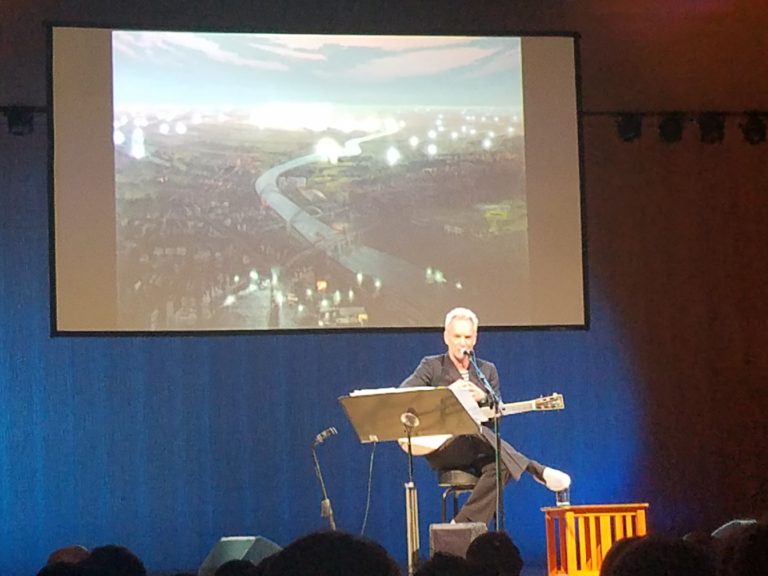 Sting Plays Intimate Acoustic Set at The Met Museum, Is Moved Seeing His Lyrics as Part of Art Installation