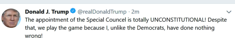 The President of the United States Can’t Spell the Word Counsel, Which Is Pretty Important