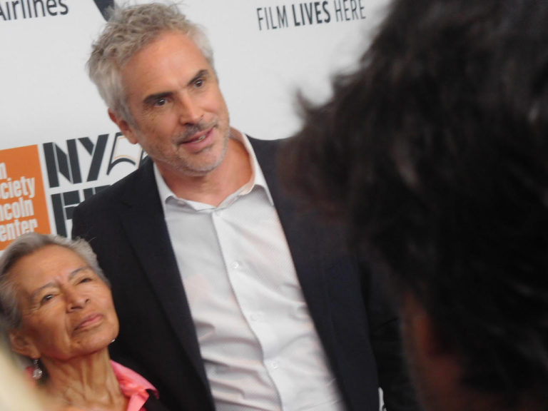 Alfonso Cuaron Brought His “Roma” to the New York Film Festival, and His Childhood Nanny, Too