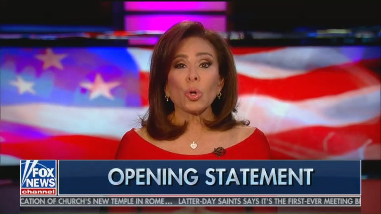 UPDATED Fox News Yanks Judge Jeanine Pirro Show In Light of New Zealand Massacre, Wisely Muzzles Anti-Islam Host