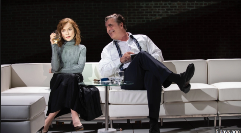 Theater: Isabelle Huppert Is Up for Anything and She Can Play It, And She Does, Off Broadway in “The Mother” with Chris Noth