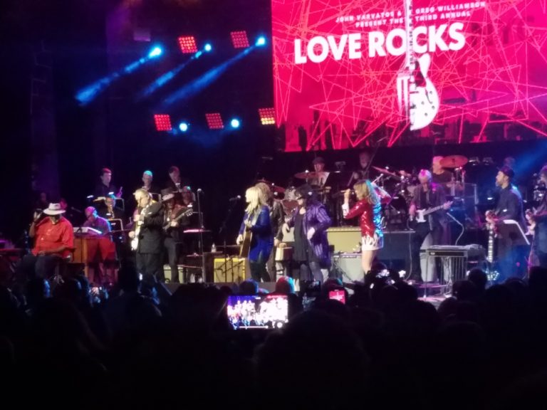 Love Rocks: Robert Plant Sings Led Zep, the Heart Sisters Reunite, Lukas Nelson Almost Steals the Show, and Charlie Rose is in the Audience