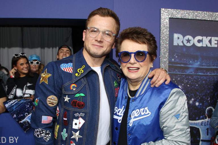 Elton John’s “Rocketman” Steals the Show in NYC with Star Studded Premiere (Rami Malek! Billie Jean King!) on Rain Drenched Night