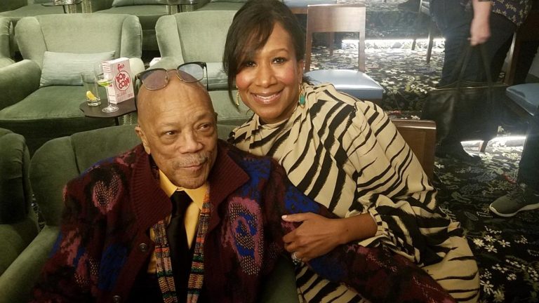 Quincy Jones Hosts Private Screening of “Black Godfather” Honoring Legendary Clarence Avant, Songwriter Pharrell