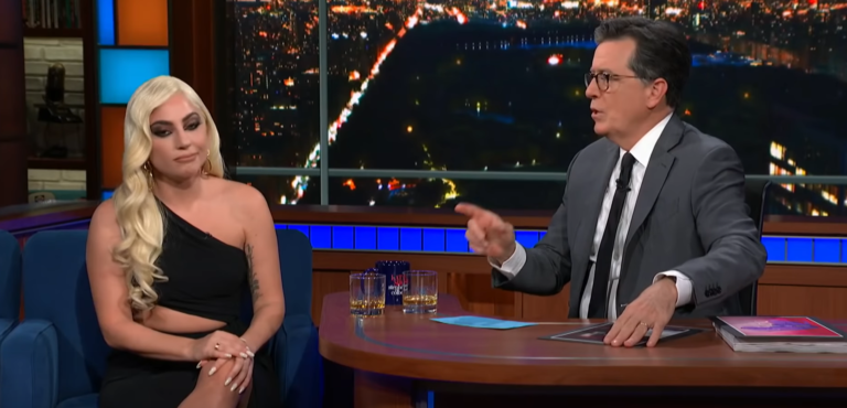 Watch Lady Gaga’s Full Off the Cuff, Throated, Gorgeous Rendition of “Anything Goes” on Colbert Show