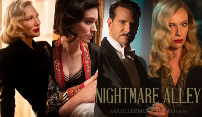 “Nightmare Alley” Press Nightmare as Stars Bradley Cooper, Cate Blanchett MIA, Director Del Toro Combined Into Group Q&A