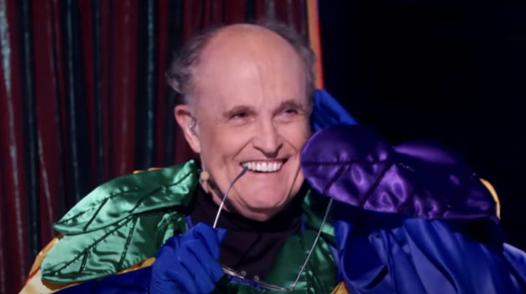 Exclusive: Rudy Giuliani Doesn’t Like Leaks, But He Took One in His “Masked Singer” Costume