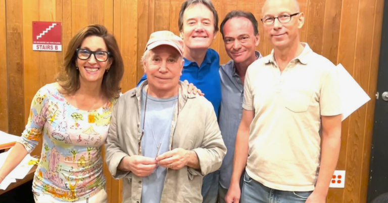 Paul Simon is Making a New Album, and Making Friends in the Studio with Cabaret Singers