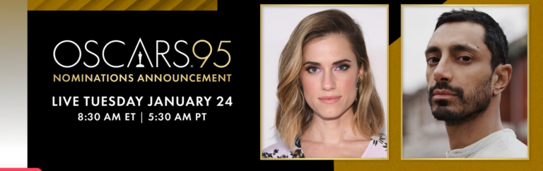 UPDATING LIVE (Watch Here) Oscar Nominations Coming Tuesday Morning, 8:30am, Presented by Riz Ahmed and Allison Williams