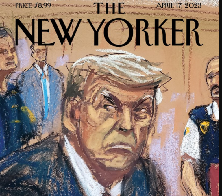 Donald Trump Makes the Cover of the New Yorker in a First Time Ever Courtroom Sketch