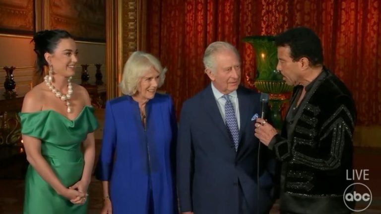 King Charles and Camilla Make a Surprise Visit to “American Idol,” After Lionel Richie and Katy Perform at Coronation Ball (see video)