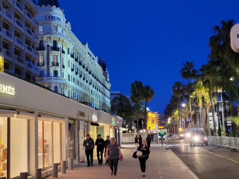 Cannes on Festival Eve: All Quiet on the Southern Front, Carlton Hotel Back and Beautiful, But Old Time Croisette Carnival Is Hoped For– And Some Sun!