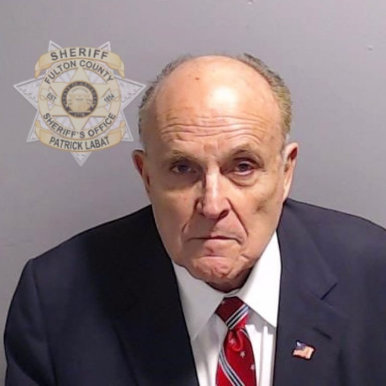 A Message to You, Rudy: Decades of Despicable Behavior End with an Arrest, Mug Shot, Fingerprinting, $150,000 Bail