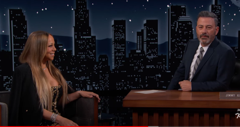 Watch Mariah Carey Promote Her Xmas Song on Jimmy Kimmel — She Needs To, She Hasn’t Sold Records All Year