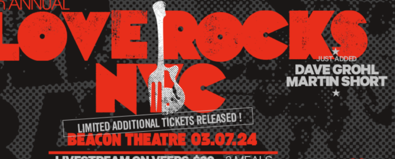 Rocker Dave Grohl, Actor Martin Short Join NY Love Rocks All Star Line Up This Week