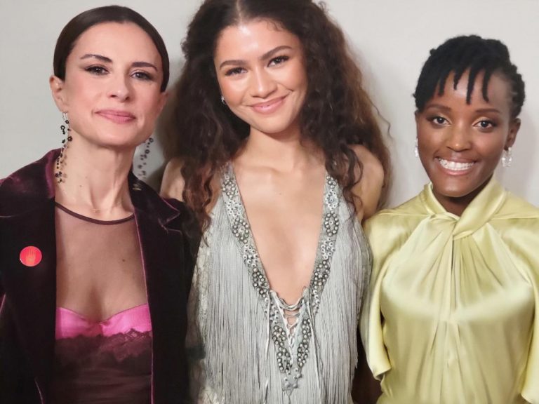 Exclusive: Zendaya Lights Up the Green Carpet Fashion Awards with Annie Lennox, Trudie Styler, John Legend, More