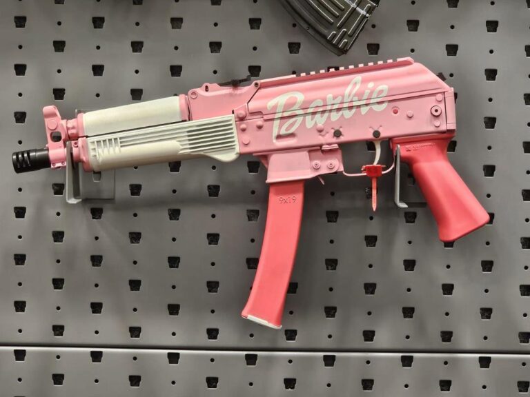 “Barbie” Movie Gets a Shocking Unofficial Tie-In from Russian Rifle Maker at NRA Convention