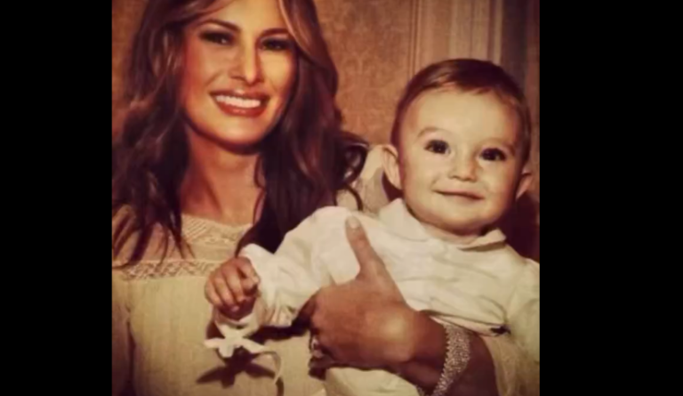 Melania Trump Shares Rare Photo Showing Off Her Original Face in Book Promo Post About Motherhood