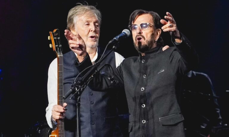 Beatles Reunion As Paul, Ringo Jam on “Sgt. Pepper” at Star Studded London O2 Arena Show